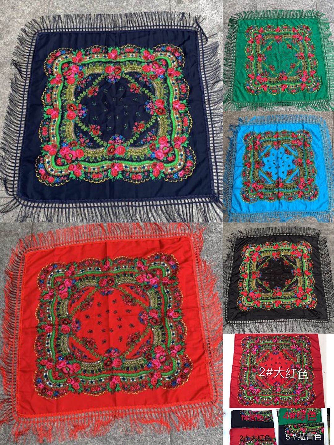 Women's Scarf Everything Explosive Headscarf Floral Silk Scarf Thin Muslim details Picture