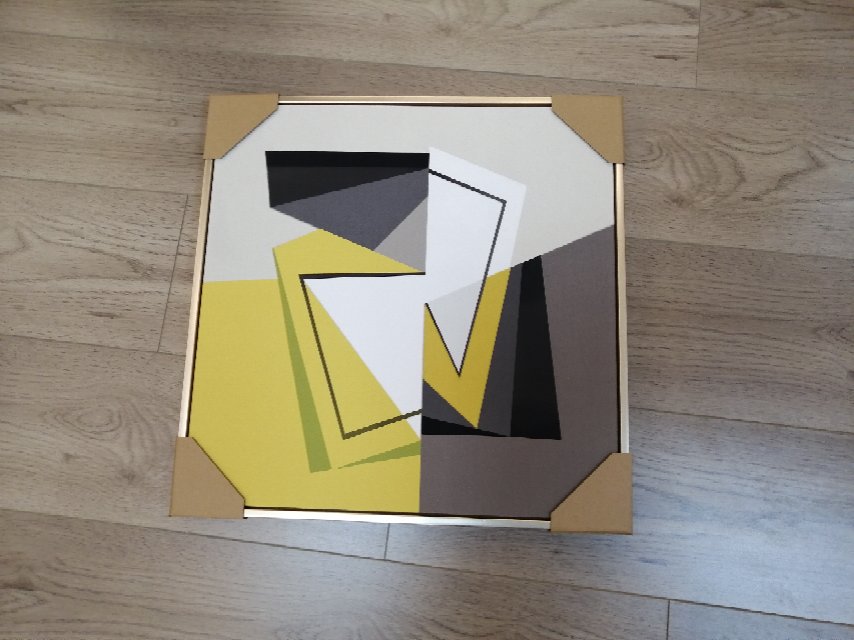 Nordic Small Fresh Oil Cloth Painting Modern Simple Living Room Entrance Decoration Painting Restaurant Porch Background Abstract Hanging Painting Bedside Mural