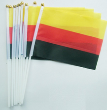 定制世界各国国旗优质8号德国小国旗手摇旗手挥旗