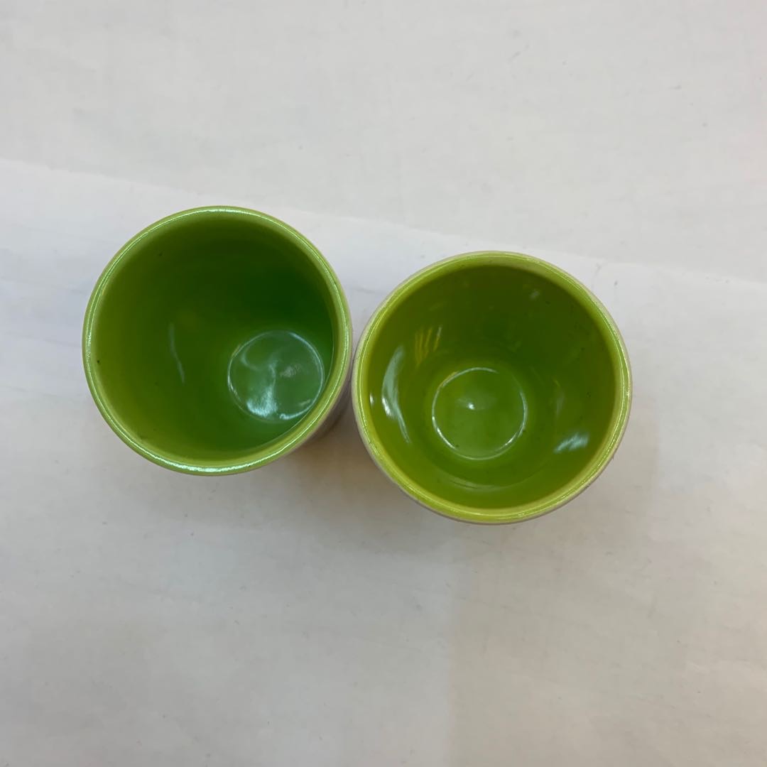 内彩外白印花小酒杯装饰品小摆件客厅玄关工艺品家居摆设欧式创意现代简约风格细节图