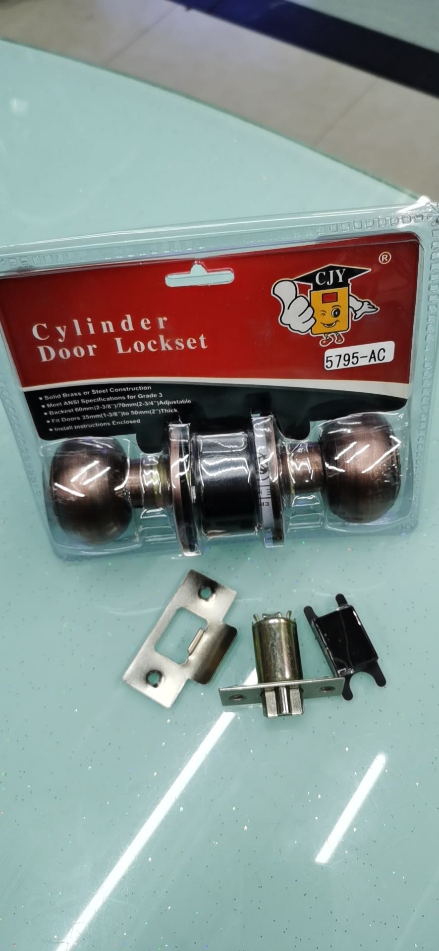 Iron plated ball lock series 5791 door lock household lock accessories thumbnail