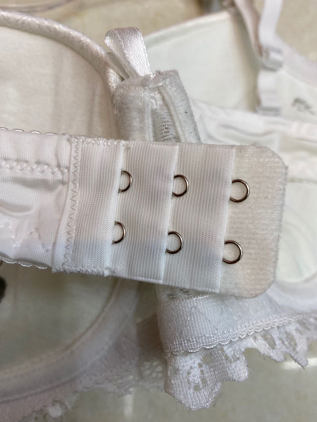 White Lace Bra Detail