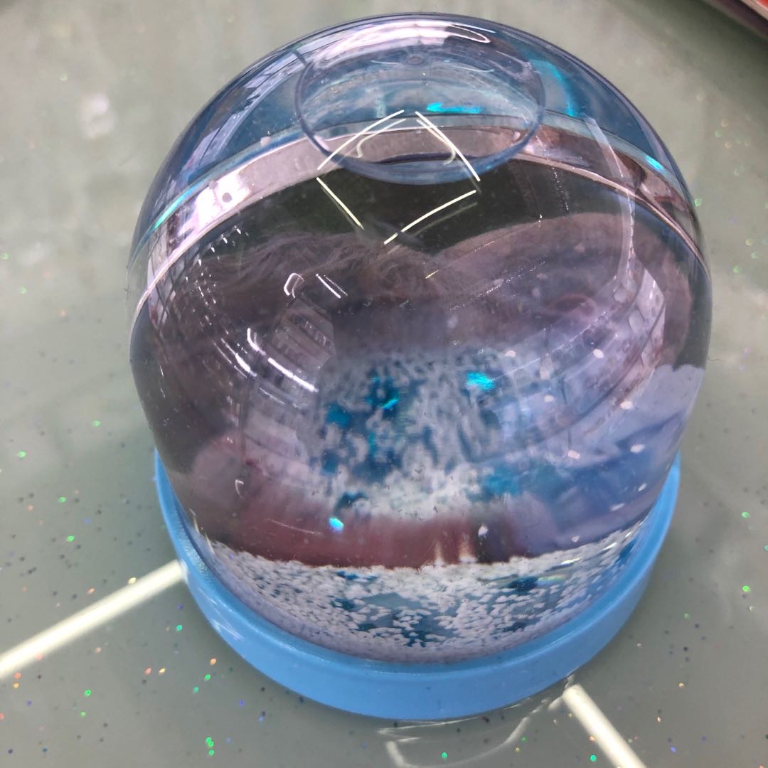 相框水球雪花亮片水晶球摆件装饰礼品礼物哲辉工艺03