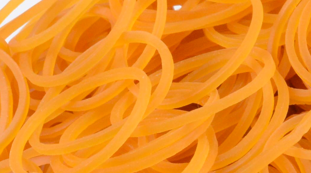 透明黄色橡皮筋25#牛皮筋橡胶圈越南进口橡皮筋图