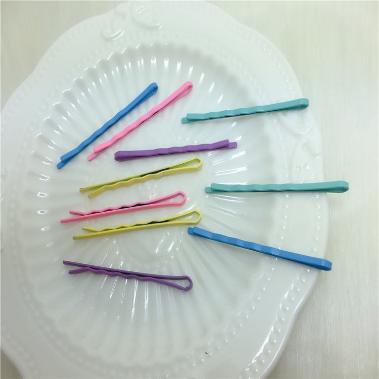 Korean Internet Red Color Clip Candy Color Hair Card Children's Hair Clip Cute Bangs Clip Specification drawing