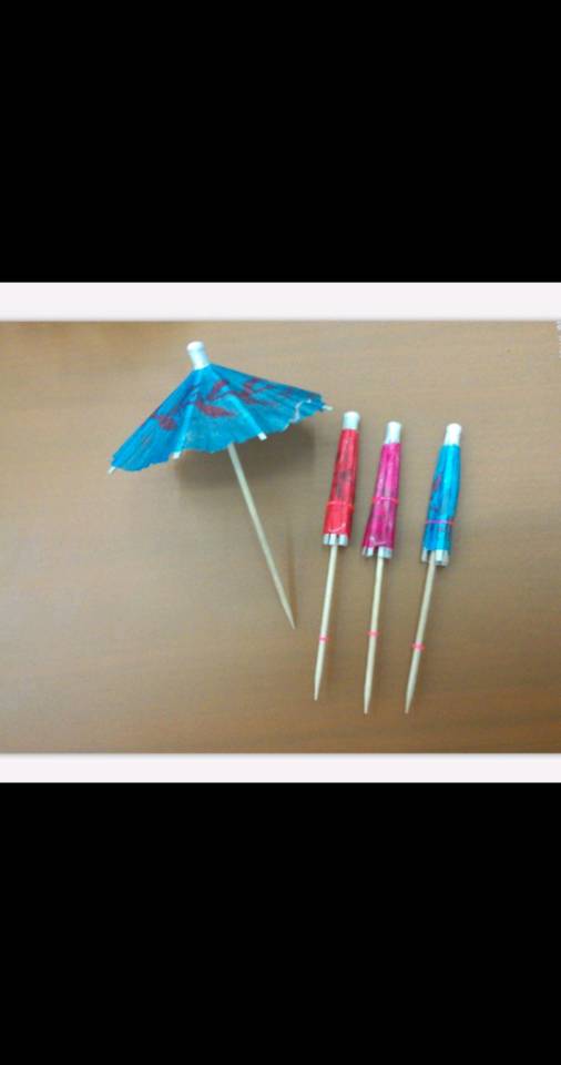 迷你小油纸伞牙签伞小雨伞装饰蛋糕的小饰品小纸伞一次性小伞插