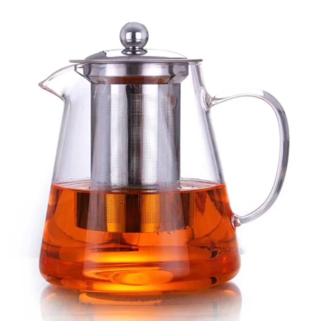 高硼硅玻璃茶壶套装高温加厚泡茶壶过滤单壶透明煮茶壶烧水壶