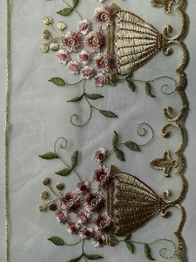 Embroidered lace, clothing accessories, nylon lace, home premium lace Specification image