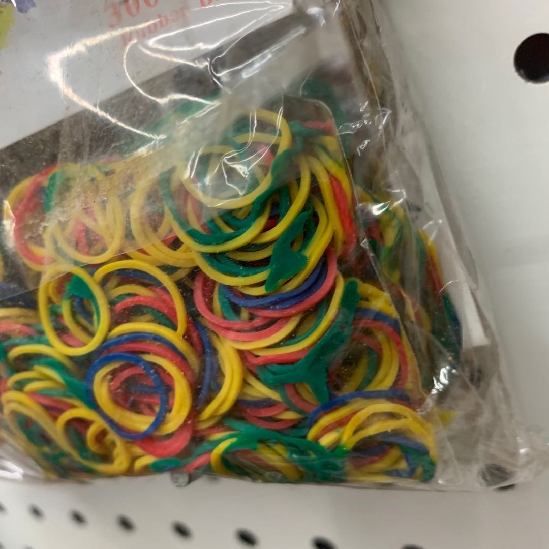 儿童发绳扎小辫子发圈橡皮筋彩色款产品图