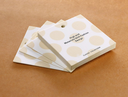 Custom Diy Clothes Tag Custom Atmosphere Simple Kapok Paper Clothing Store Label Custom Women's And Children's Clothing Special Paper Trademark details Picture