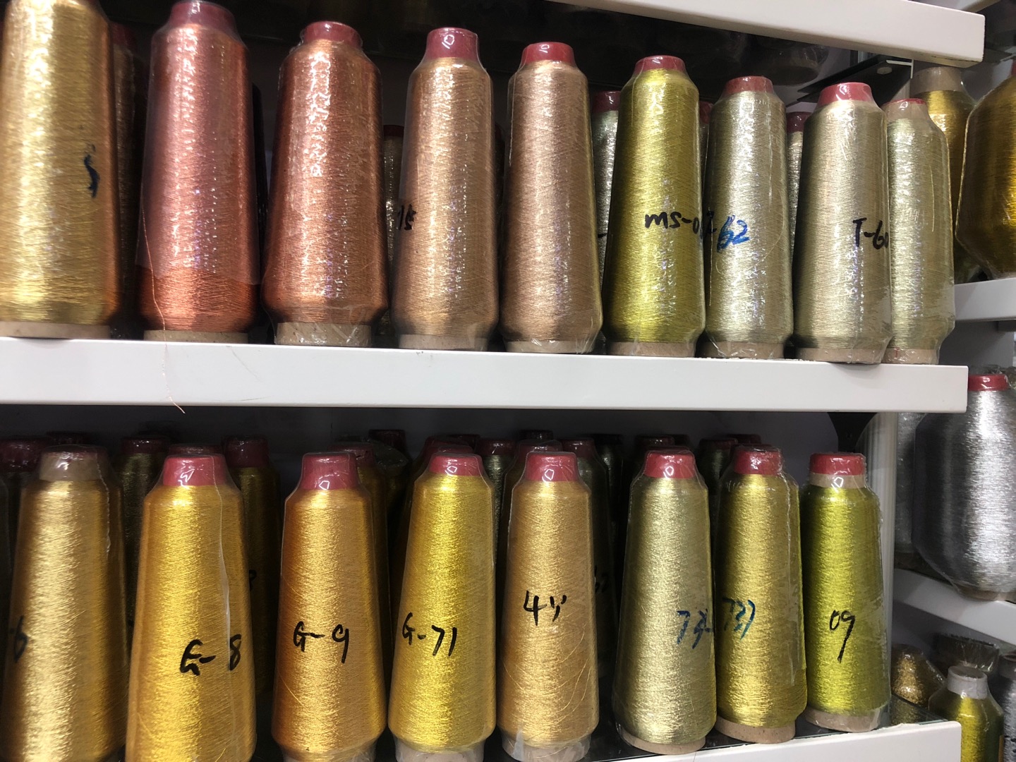 Garment Embroidery Metal Thread Sewing Gold And Silver Embroidery Embroidery Gold And Silver Thread 75D Gold And Silver Thread Specification drawing