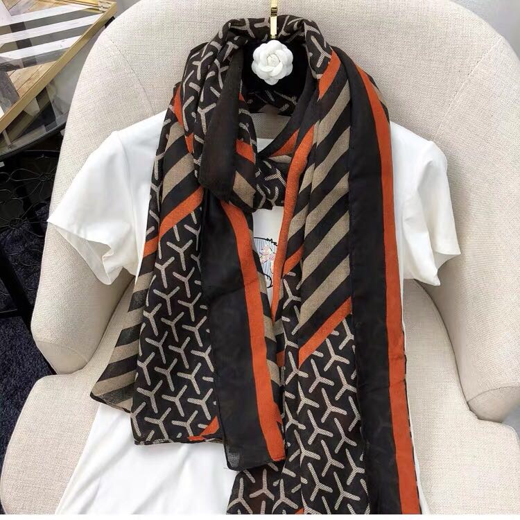 Ladies Korean Version Fashion Casual Spring And Autumn New Style Everything With Silk Scarf Scarf