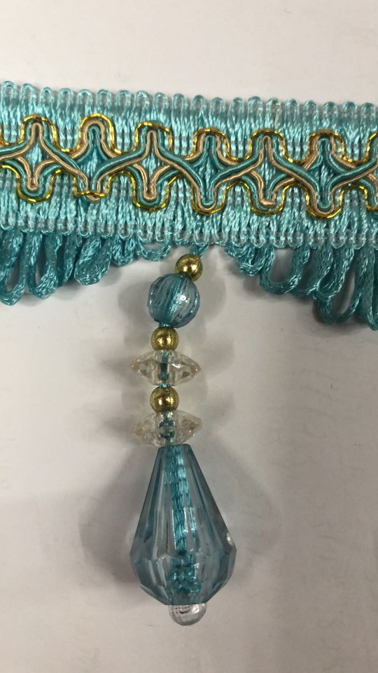 Curtain Lace Tassel Hanging Fringe Decorative Lace Curtain Curtain Head Decorative Accessories Specification drawing