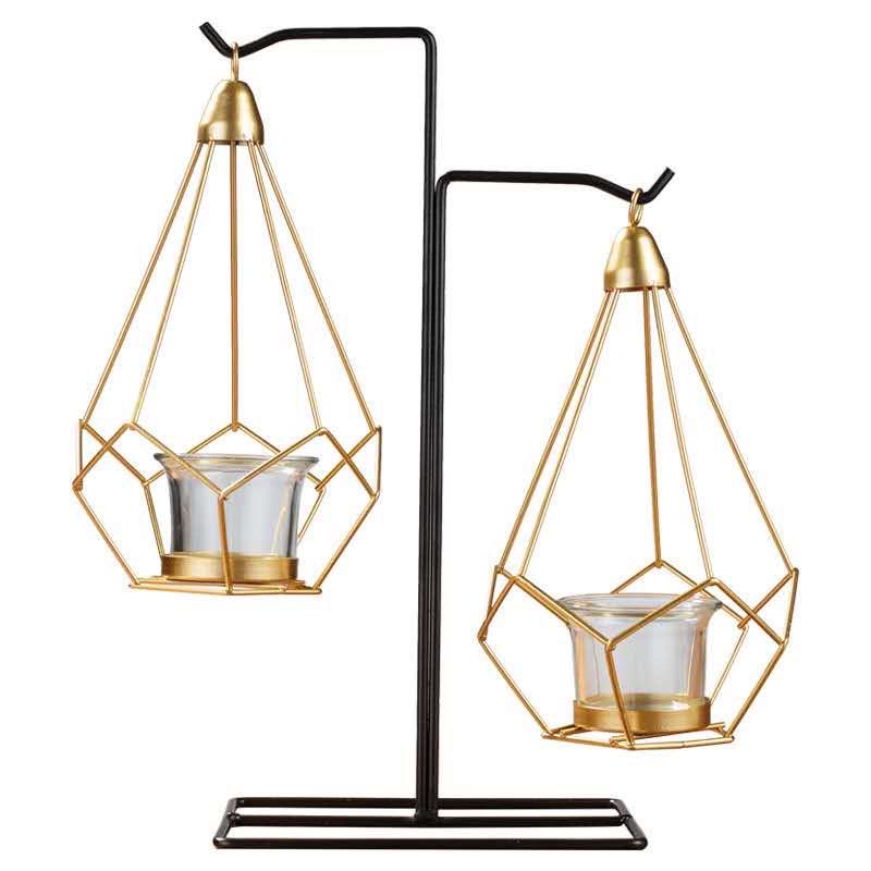 Wrought Iron western candle table European romantic candlelight dinner creative home decoration furnishing thumbnail