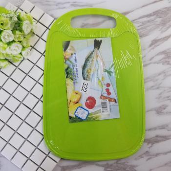厂家直销时尚环保塑料PE菜板砧板圆形菜板细节图