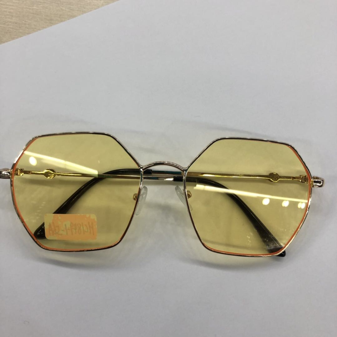 新品春夏六边形个性时尚太阳镜墨镜图