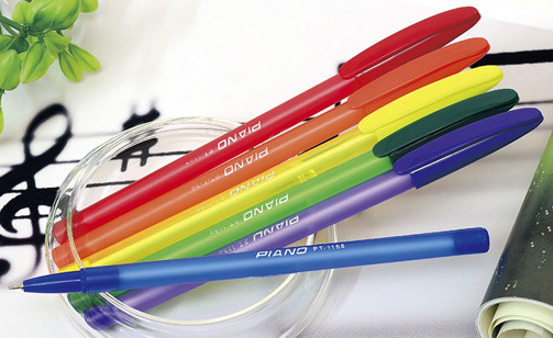 Factory direct sales office special writing smooth seven-color ballpoint pen PT-1158