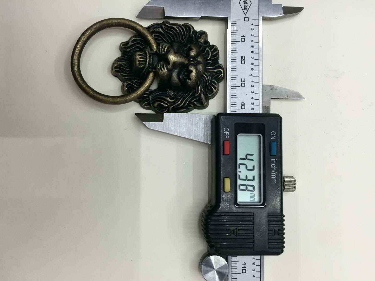 精品中式狮子头屉柜门环，门把手定制细节图