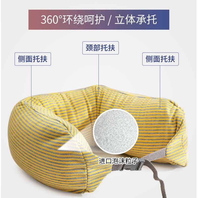Comfortable Indian cotton U-shaped pillow details Picture