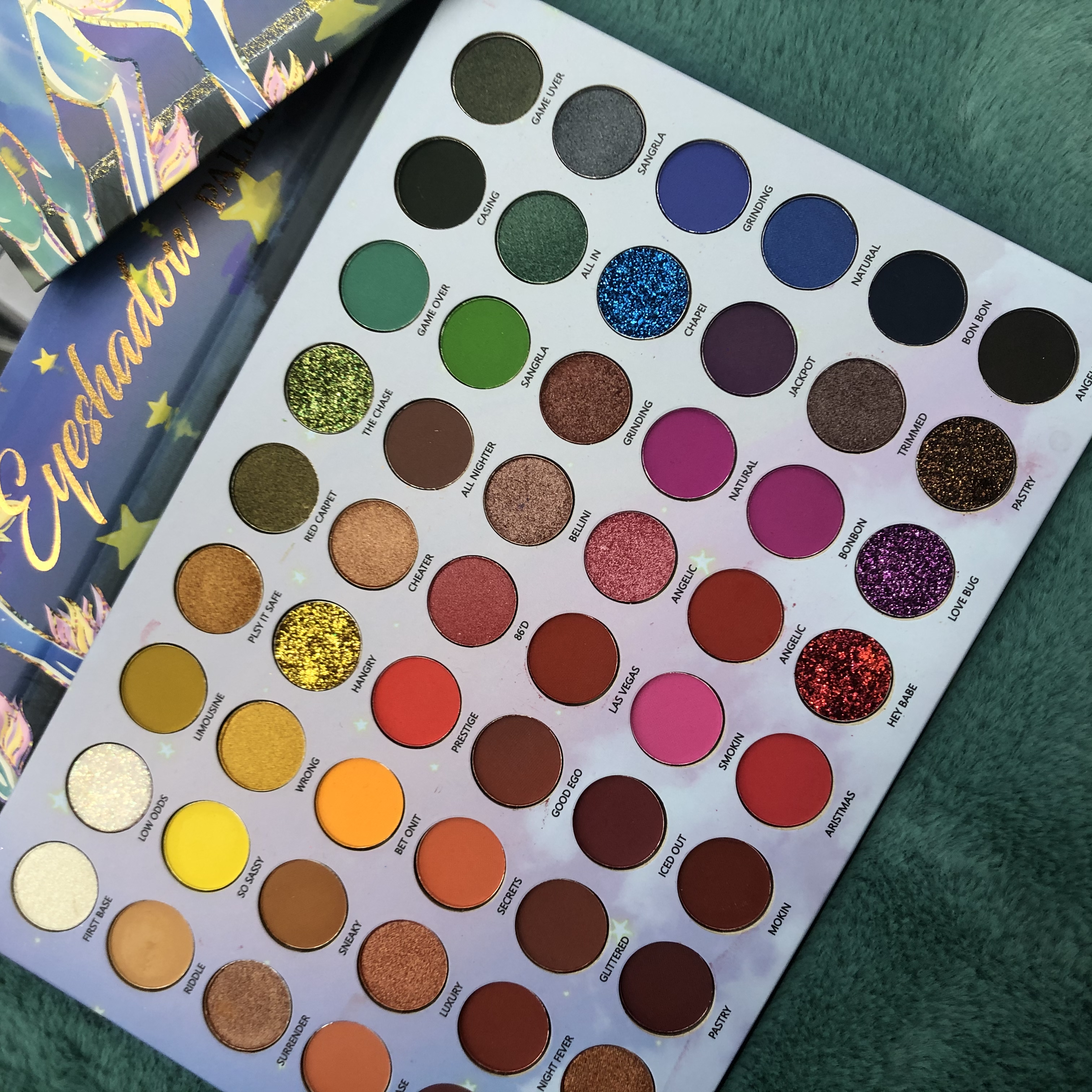 Es3024 Eyeshadow 54 Color Eyeshadow Multi-Color Eyeshadow Tray Eyeshadow Box Makeup Wholesale details Picture
