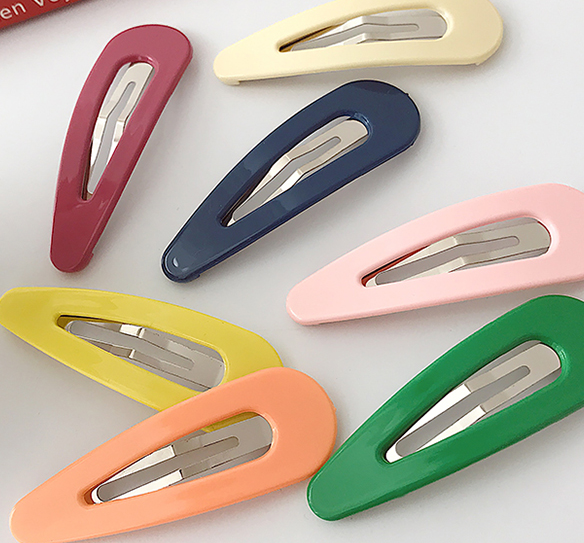 ins简约亚克力BB夹 彩色发夹网红夹子侧边刘海发卡百搭发饰头饰女