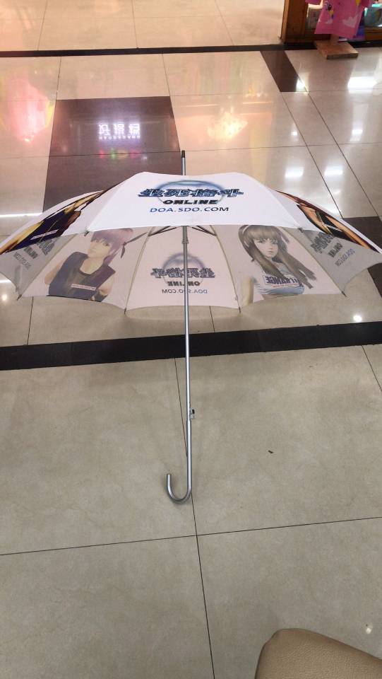 Promotional Umbrella Large Double Golf Long Handle Umbrella Fiber Umbrella Custom Logo Advertising Umbrella Custom Gift Umbrella Printing details Picture
