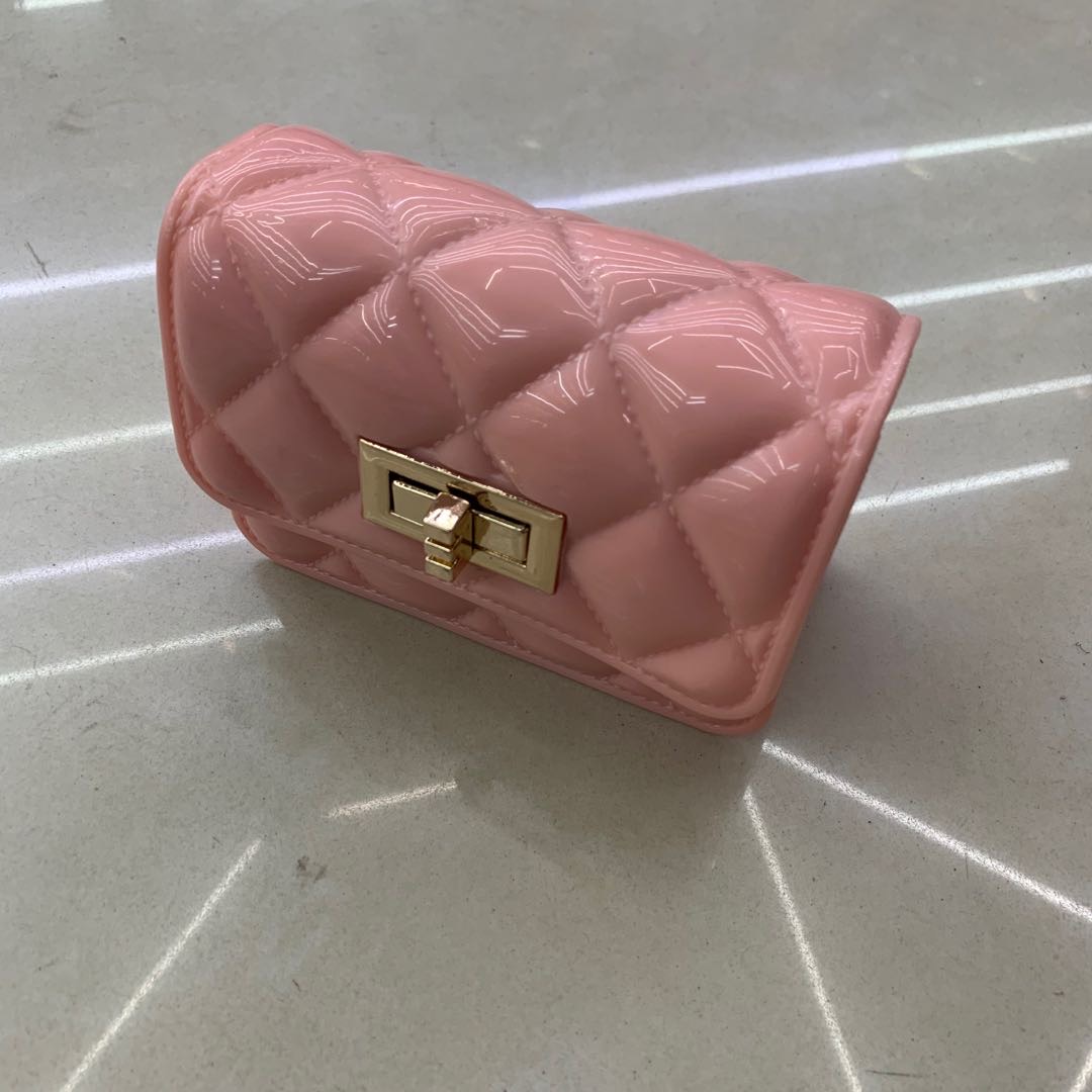 Summer Flower Cute and fashionable jelly bag chain crossbody bag small size