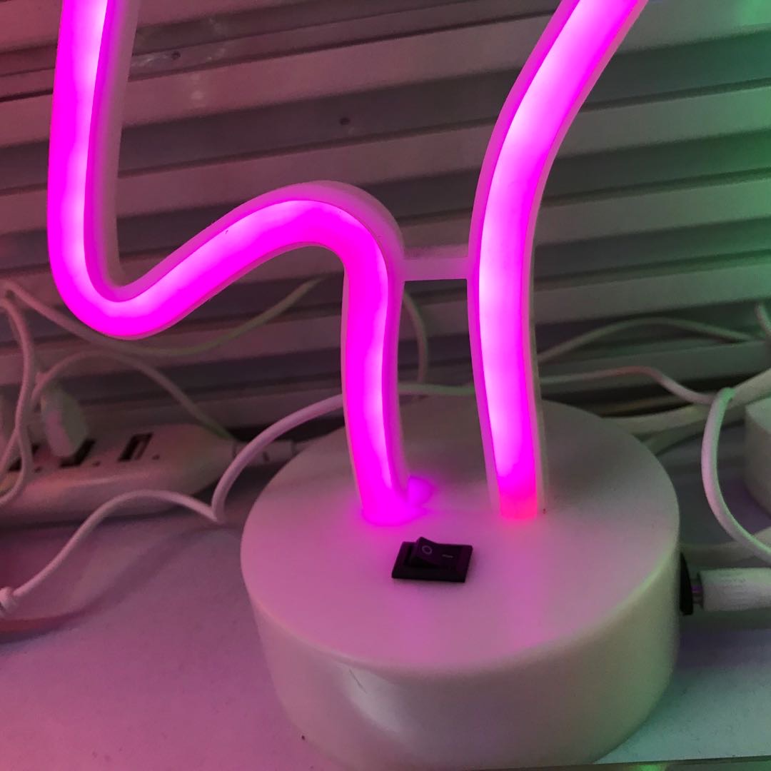 LED neon lights, internet-famous room decoration, colorful lights, bedroom atmosphere, creative decorations, ins night lights details Picture