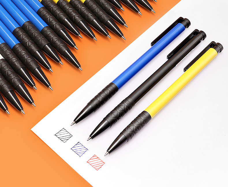 Famous horse press ballpoint pen Blue oil pen wholesale black teacher red red pen Office for primary school students Yuan bead garden bead pen 606
