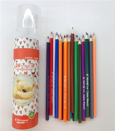 Children's drawing pen bucket, 24-color colored lead, smooth writing, medium lead core Specification image