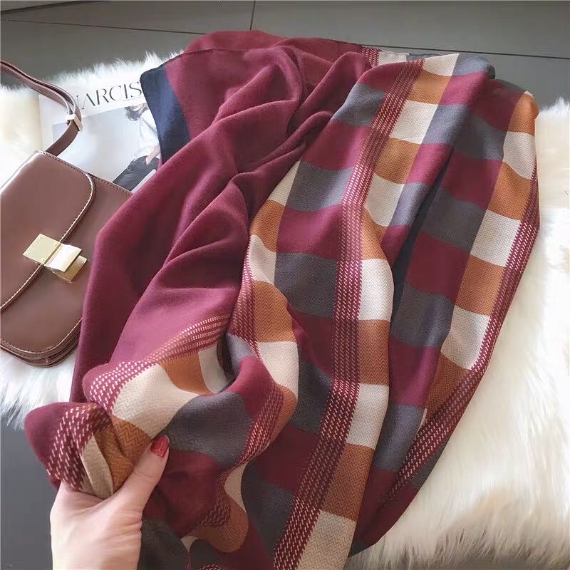 Scarf Lady Korean Version Of European And American Style Casual Students Everything Simple Fashion Soft Specification drawing