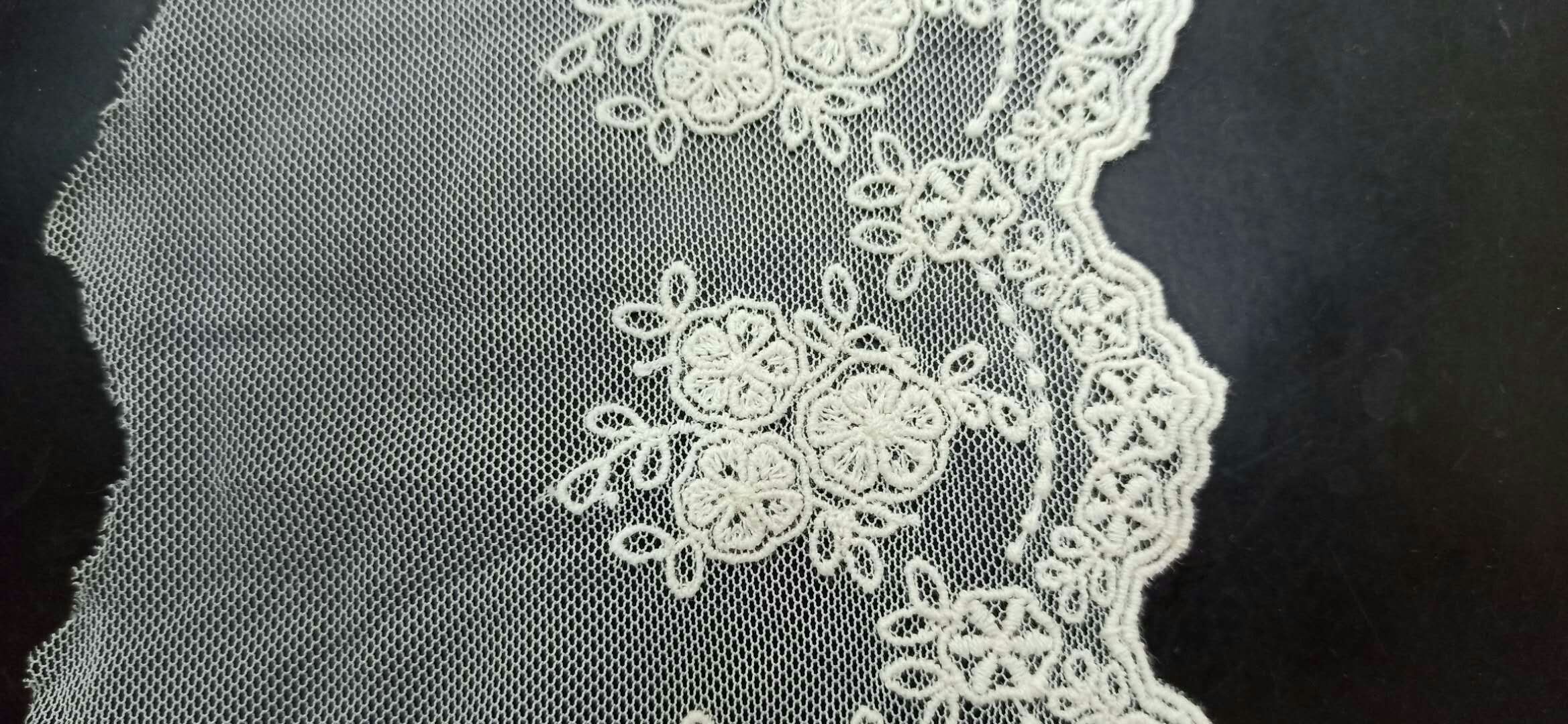 New Field Mesh Lace White Garment Accessories details Picture