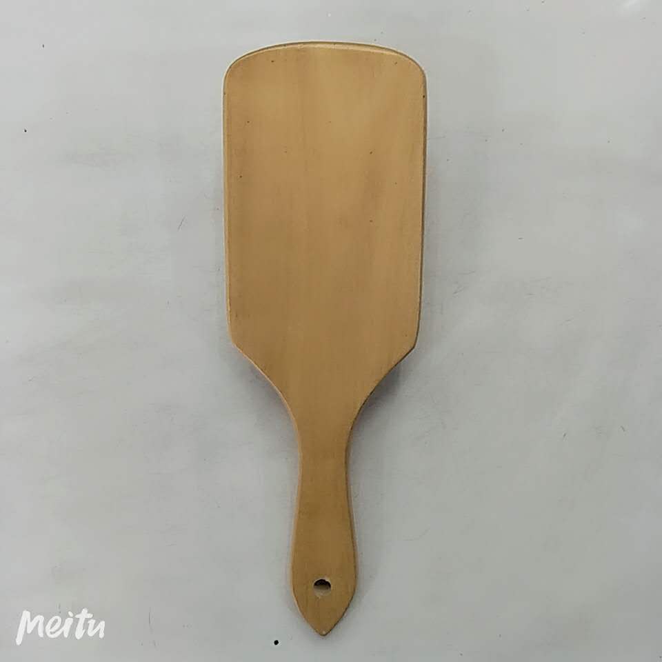 Wooden airbag comb, air cushion comb, airbag comb, leather massage, original wood comb, styled curly hair comb details Picture