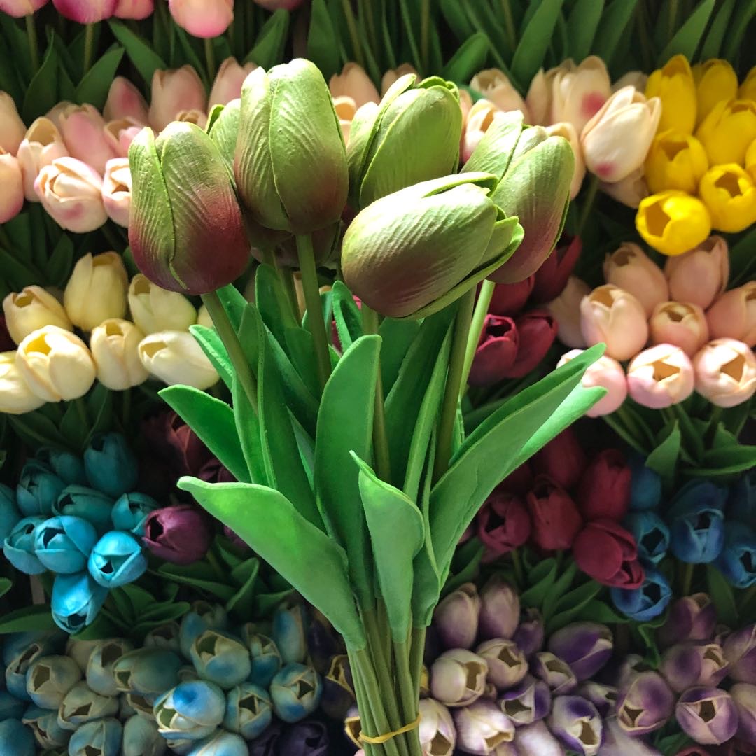Pu Mini feel simulation trend explosion tulips very realistic thumbnail