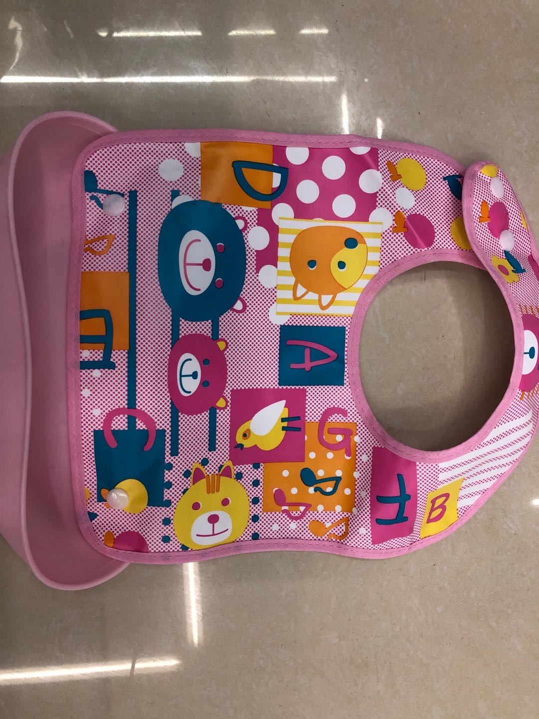 Baby bib, infant bib bag, waterproof feeding bag, three-dimensional, no-wash and detachable design details Picture