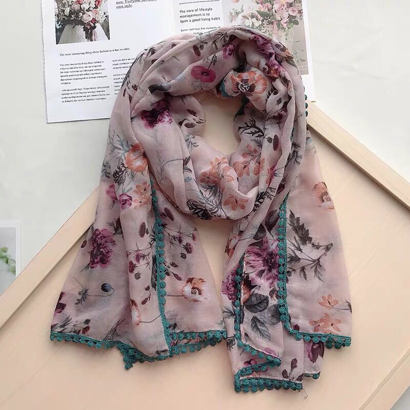 Spring And Autumn All The Thin Travel Big Shawl Seaside Beach Towel Gauze