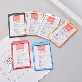 Aluminum alloy certificate card custom work card metal card sleeve employee work card sleeve aluminum alloy card sleeve
