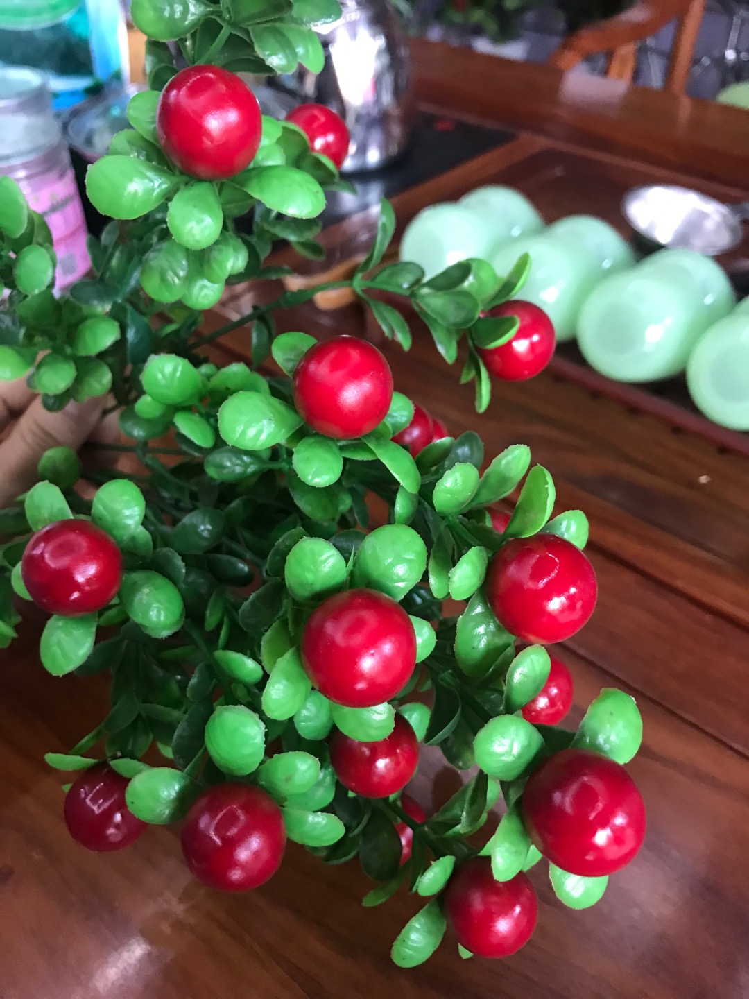 Lanxi Xiaopan Artificial Fruit and Flower Handicrafts Factory produces various artificial fruits details Picture