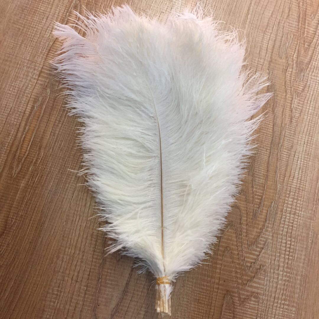 Diy Feather 25-30Cm South African Imported Ostrich Feather Cat Stick Hat Bag Headgear Decorative Material Feather