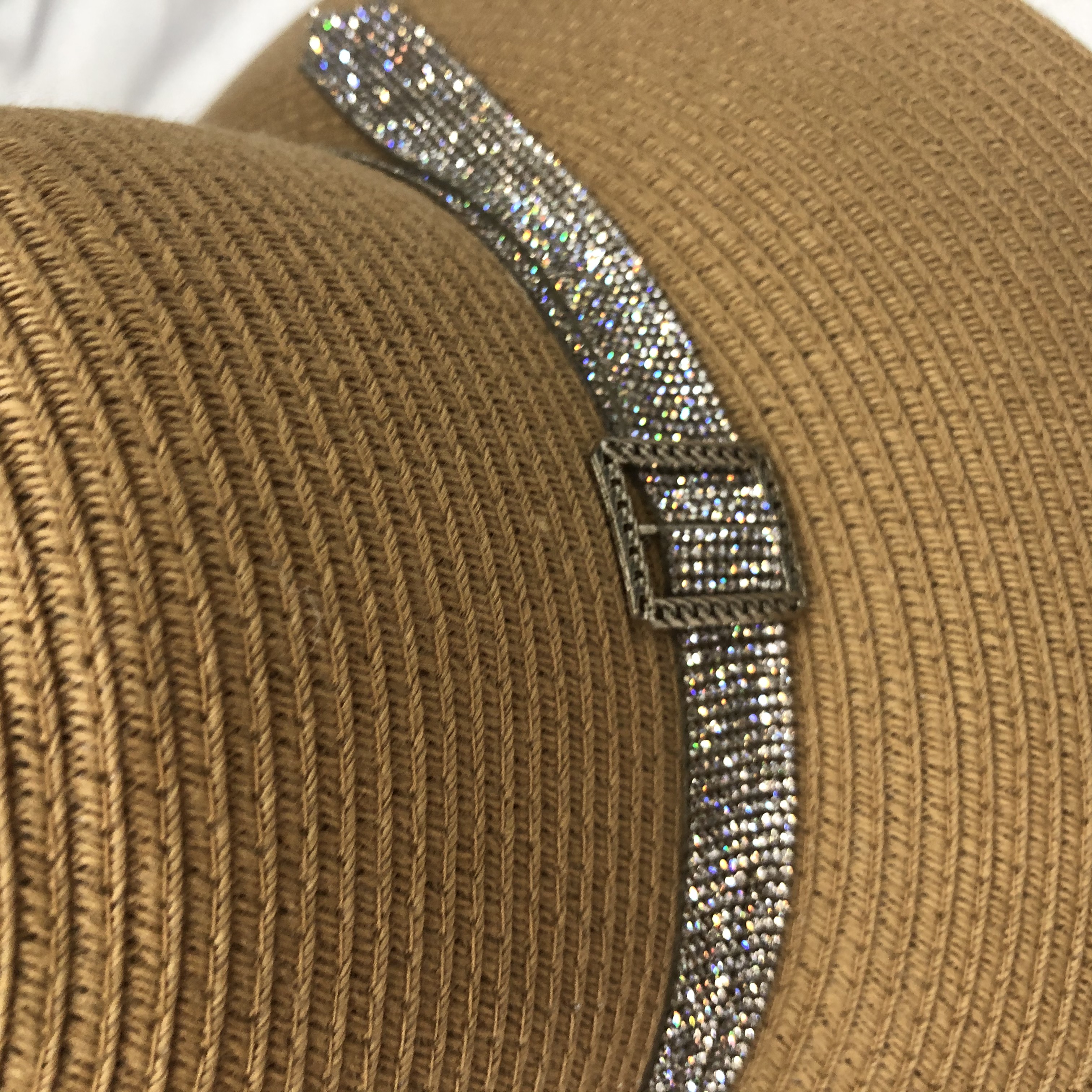French Retro Hepburn Hat Elegant Style Pot Lid Straw Hat Female Summer Big Rim Holiday Beach Hat Black Sun Block Straw Hat Specification drawing