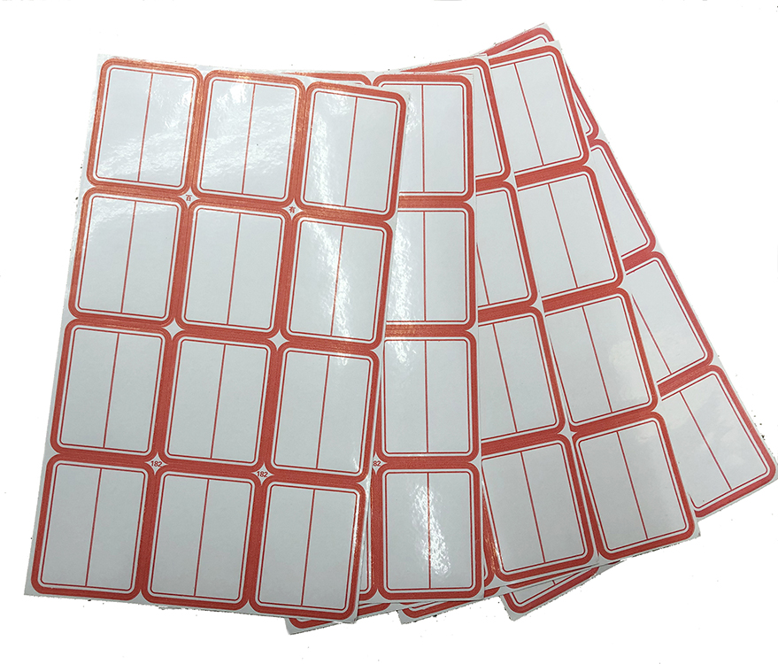 不干胶标贴细节图