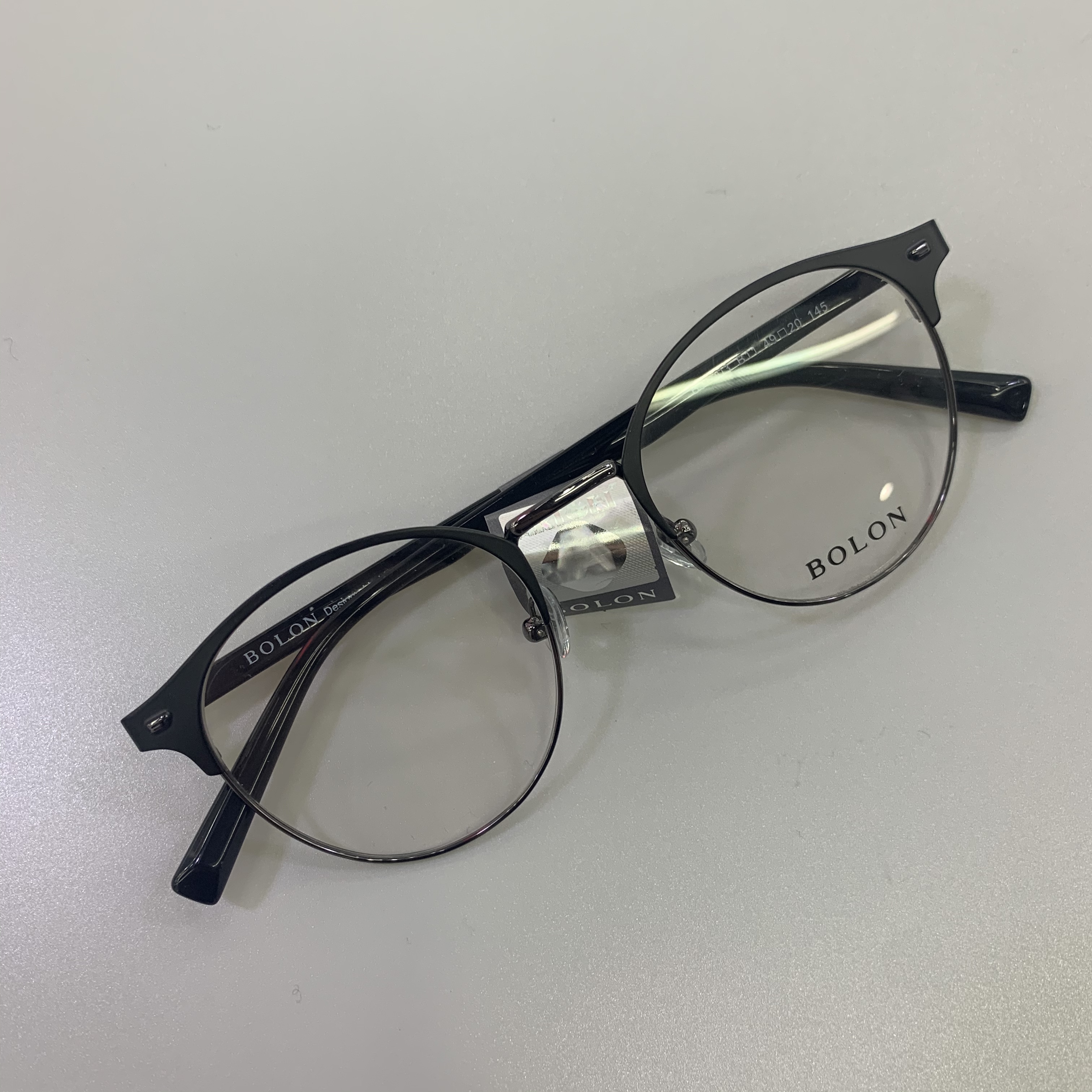 BOLON暴龙圆框潮光学镜男女防蓝光近视眼镜框架超轻复古圆框大脸显瘦