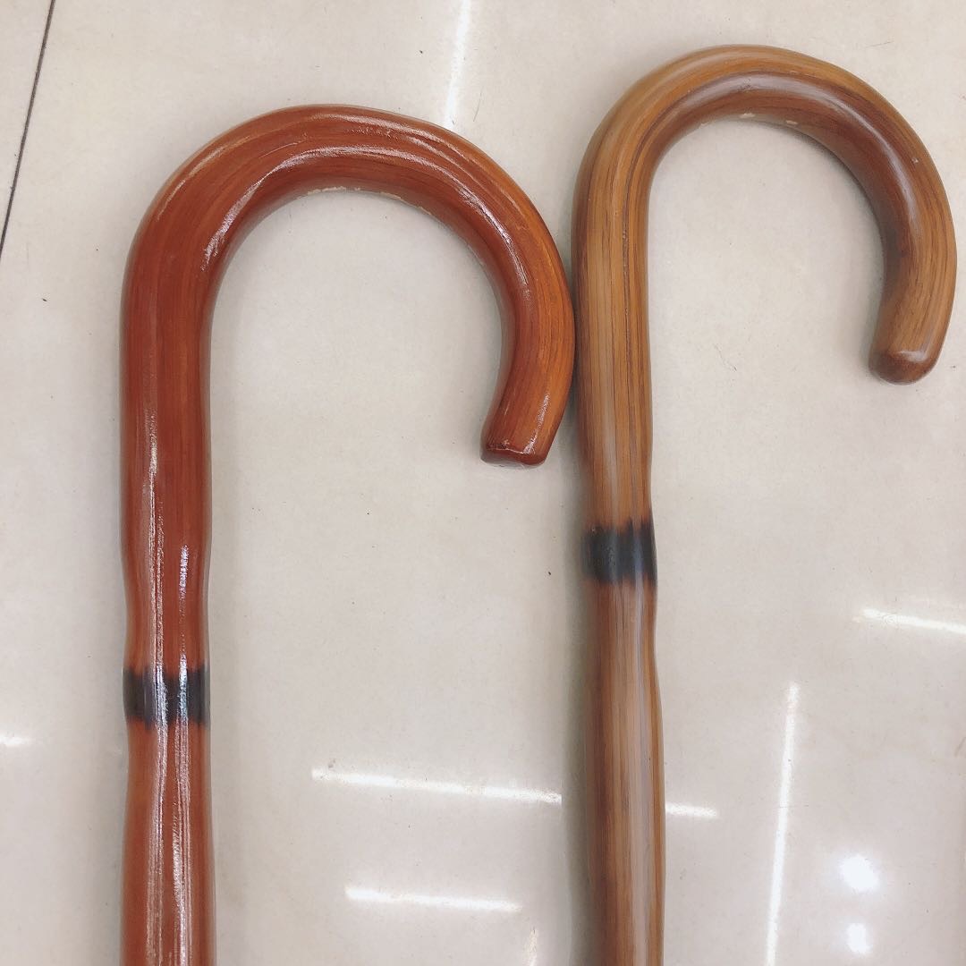 老人实木手柄拐杖椅子拐棍手杖椅凳多功能防滑带凳轻便折叠拐扙产品图