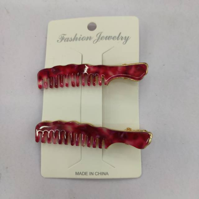 New Hair Accessories Resin Line Clip Sen Women's Hair Clip Headpiece Duck Bill Clip Buckle details Picture