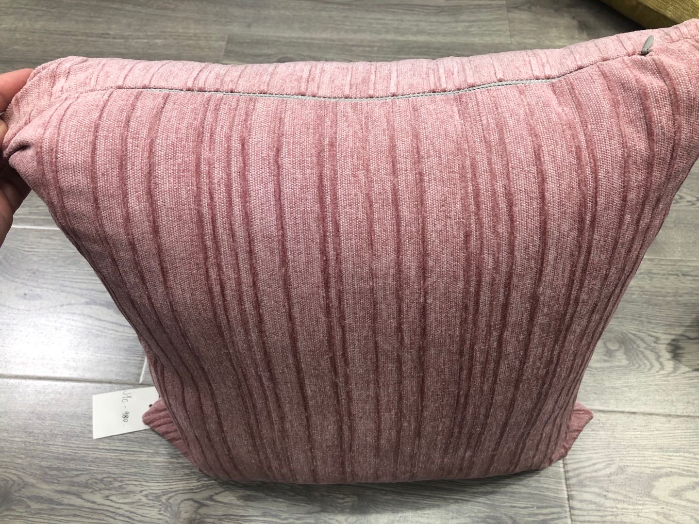 Chenille white strip fashion throw pillow pillow nap pillow bay window cushion pillow details Picture