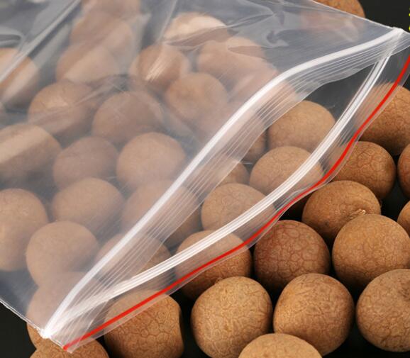 Longsen wholesale of self-sealing bags in stock, transparent sealed bags, bone-reinforced plastic bags, thickened PE plastic sealing Specification image