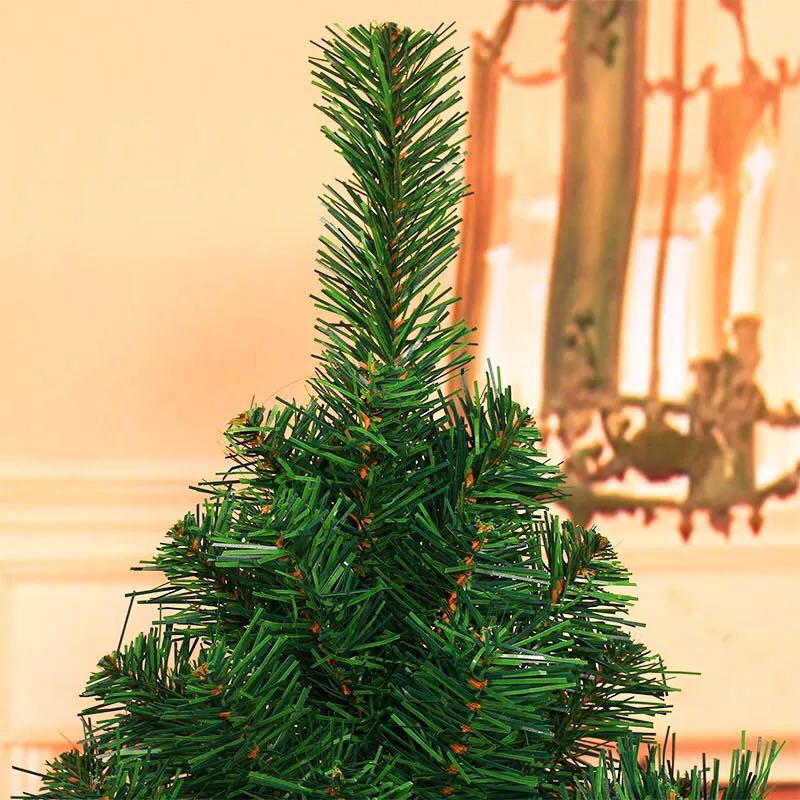 Christmas tree: 1.2/1.5/1.8/2.1/2.4/3-meter household bare tree simulation green DIY Christmas decoration details Picture
