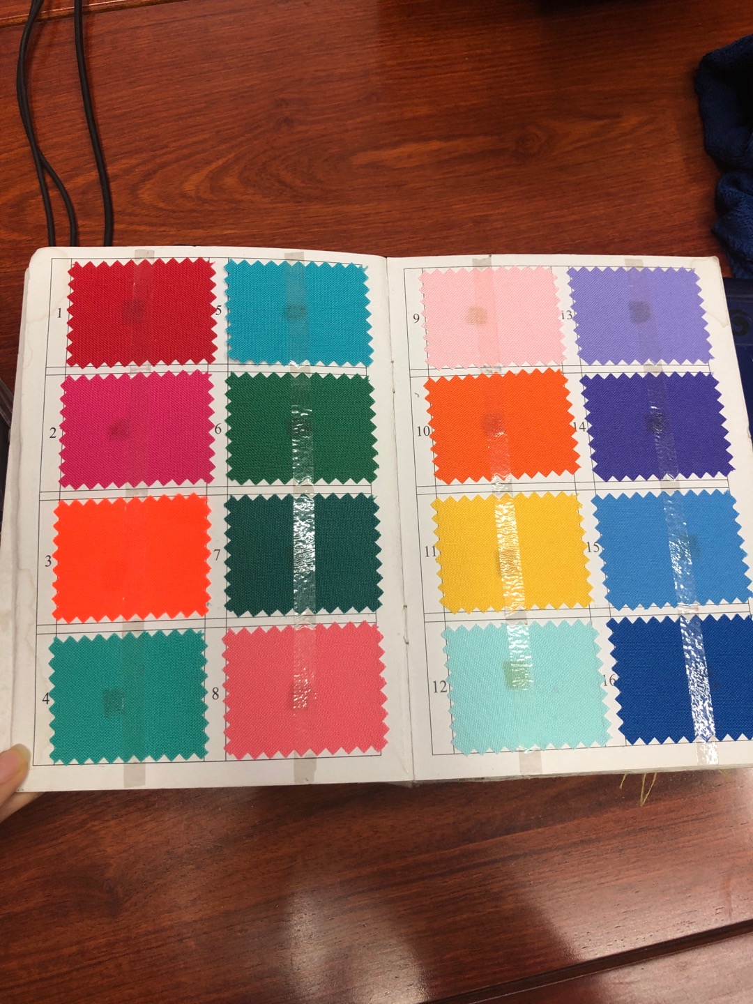A Variety Of Colors Clear Plain Cloth