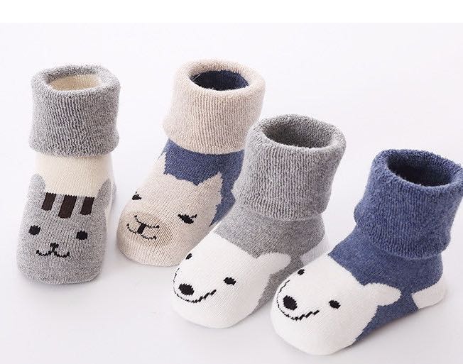 儿童袜子宝宝地板袜冬季保暖袜