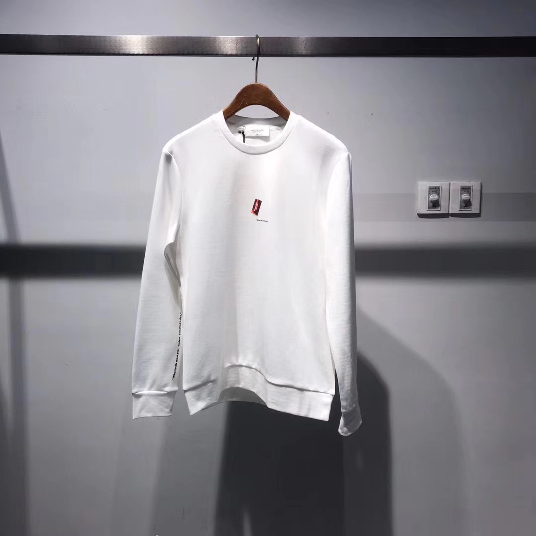 欧洲站潮品男装卫衣修身圆领套头卫衣打底衫男青年百搭潮